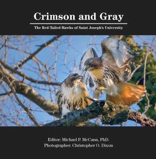Item #76 Crimson and Gray: The Red-Tailed Hawks of Saint Joseph's University. Michael P. McCann,...